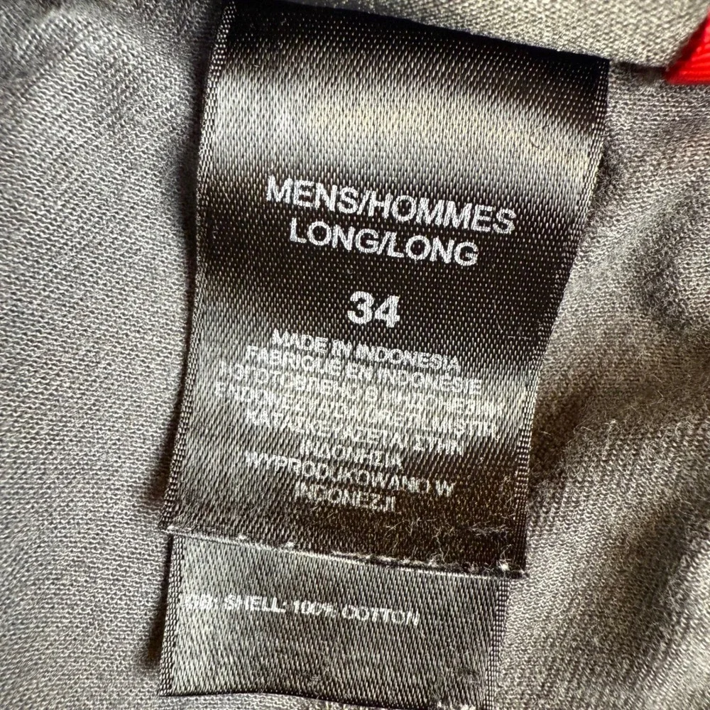 The North Face Mens Gray Cotton Chino Shorts Size 34 Long Hiking‎ Casual Outdoor